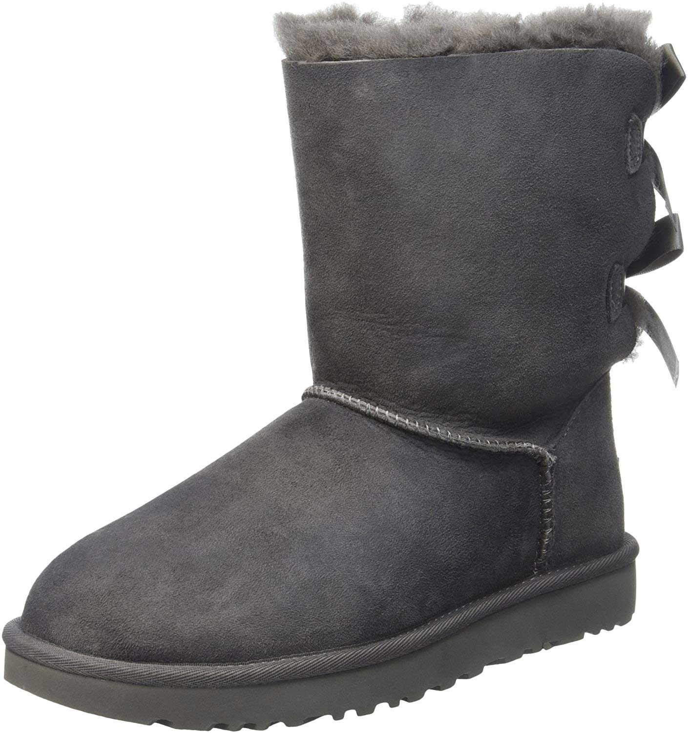 Foto 2 pulgar | Bota Ugg Bailey Bow Ii Para Mujer, Color Gris 07 - Venta Internacional.