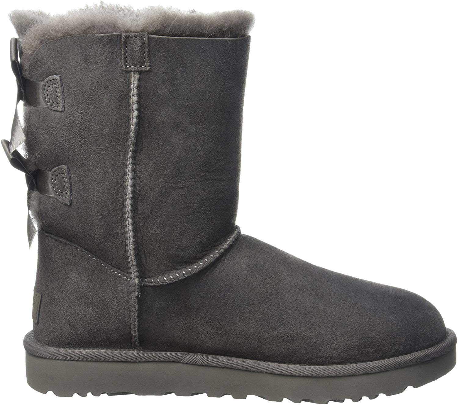 Foto 4 | Bota Ugg Bailey Bow Ii Para Mujer, Color Gris 07 - Venta Internacional.