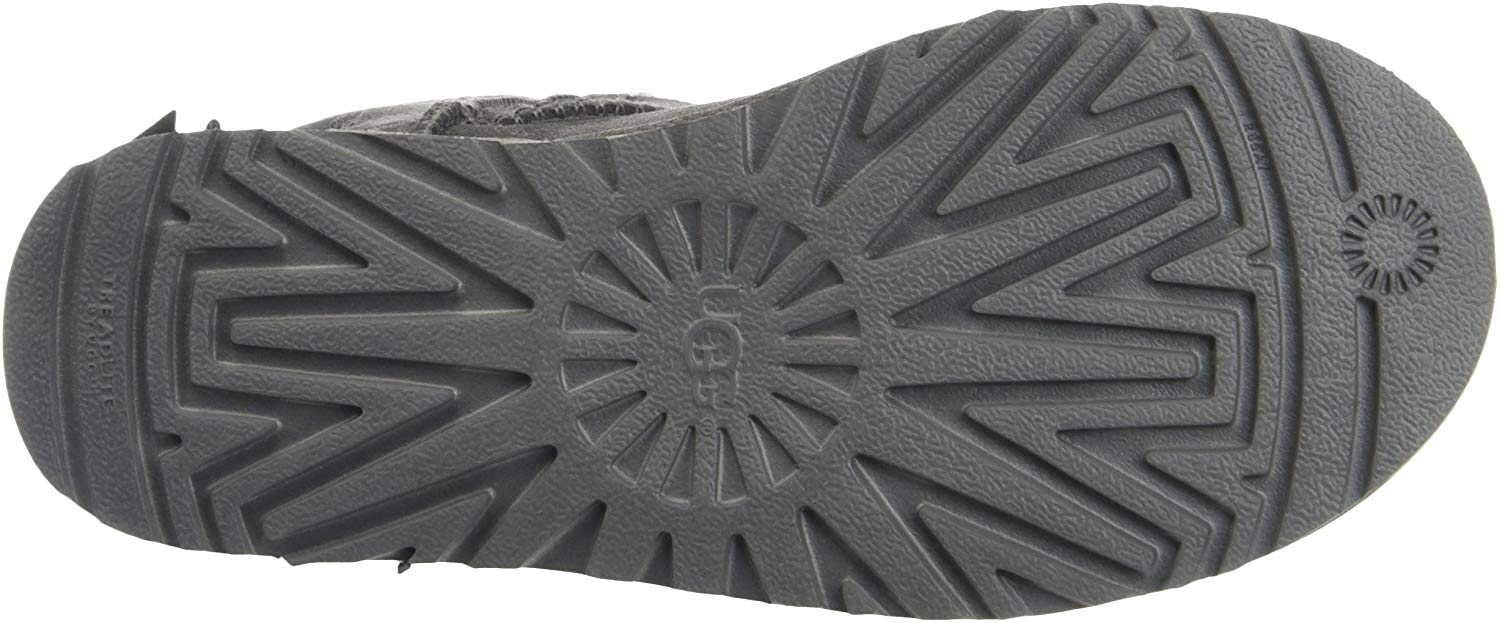 Foto 6 | Bota Ugg Bailey Bow Ii Para Mujer, Color Gris 07 - Venta Internacional.