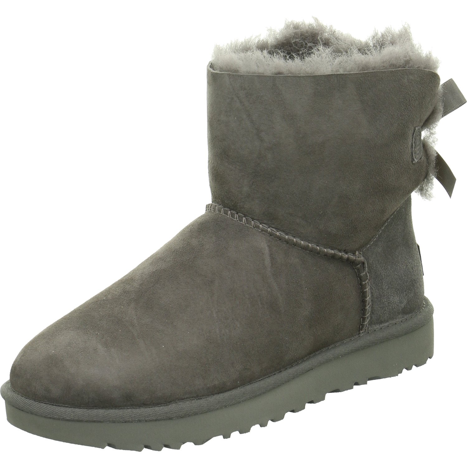 Foto 2 pulgar | Bota Ugg Mini Bailey Bow Ii Para Mujer, Color Gris, Talla 10 - Venta Internacional.