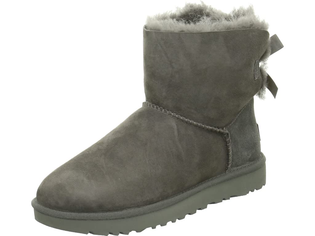 Foto 3 pulgar | Bota Ugg Mini Bailey Bow Ii Para Mujer, Color Gris, Talla 10 - Venta Internacional.