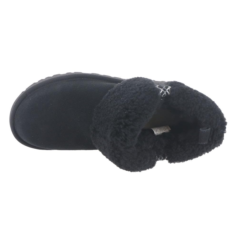 Foto 2 | Bota Ugg Ultra Mini Ugg Braid Para Mujer, Color Negro, Talla 6 - Venta Internacional.