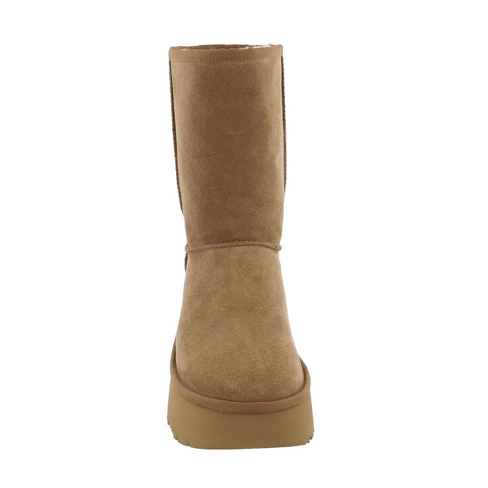 Foto 6 pulgar | Bota De Moda Ugg Classic Short New Heights Para Mujer, Color Castaño - Venta Internacional.