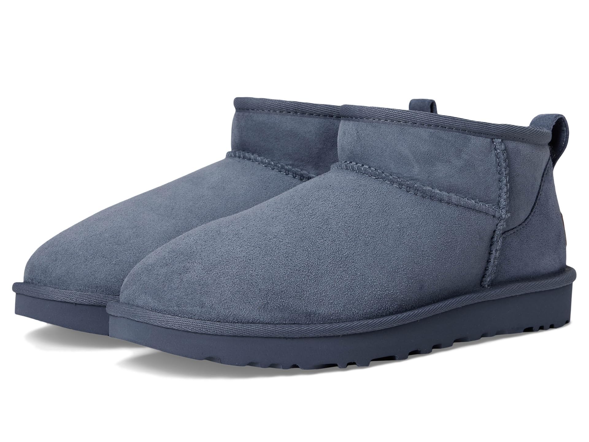 Bota De Moda Ugg Classic Ultra Mini Para Mujer, Color Azul Desierto - Venta Internacional.