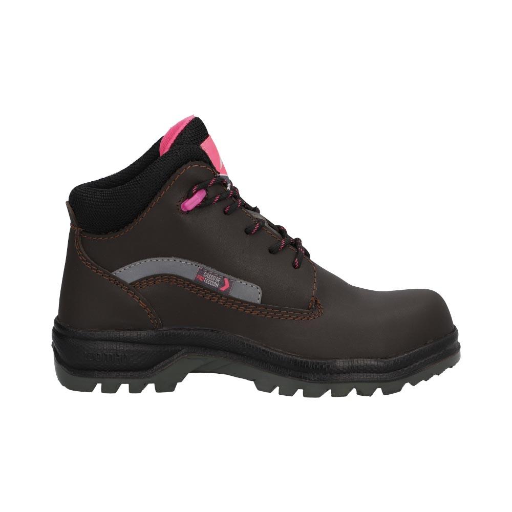 Foto 3 pulgar | Botas Con Casquillo Mujer Industriales Pro Cliff Protection Cafe