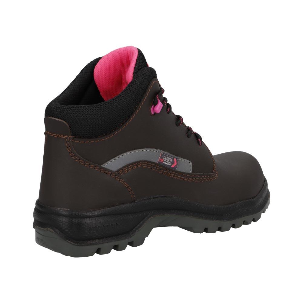 Foto 4 pulgar | Botas Con Casquillo Mujer Industriales Pro Cliff Protection Cafe