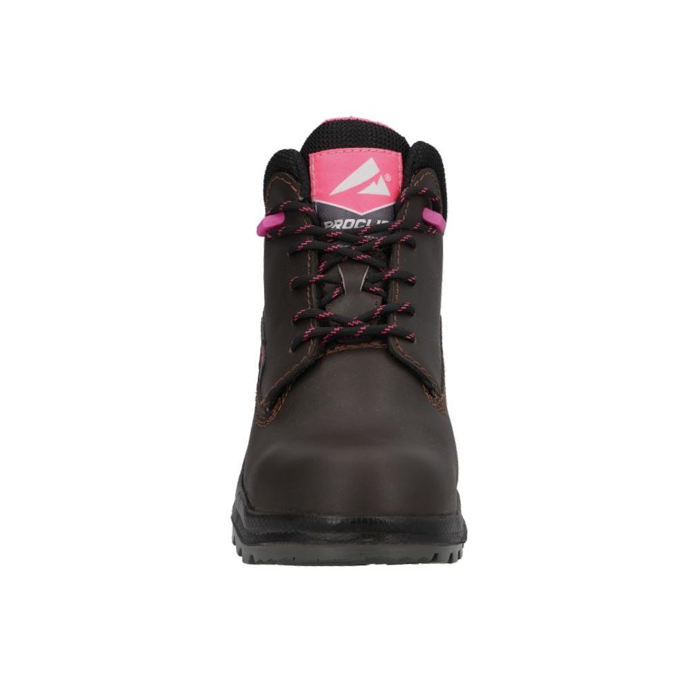 Foto 5 pulgar | Botas Con Casquillo Mujer Industriales Pro Cliff Protection Cafe