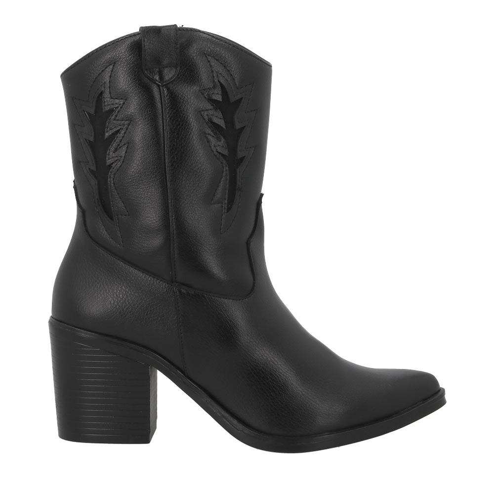 Botas Mujer Suzy Love Comodas Cierre Resistente Negro