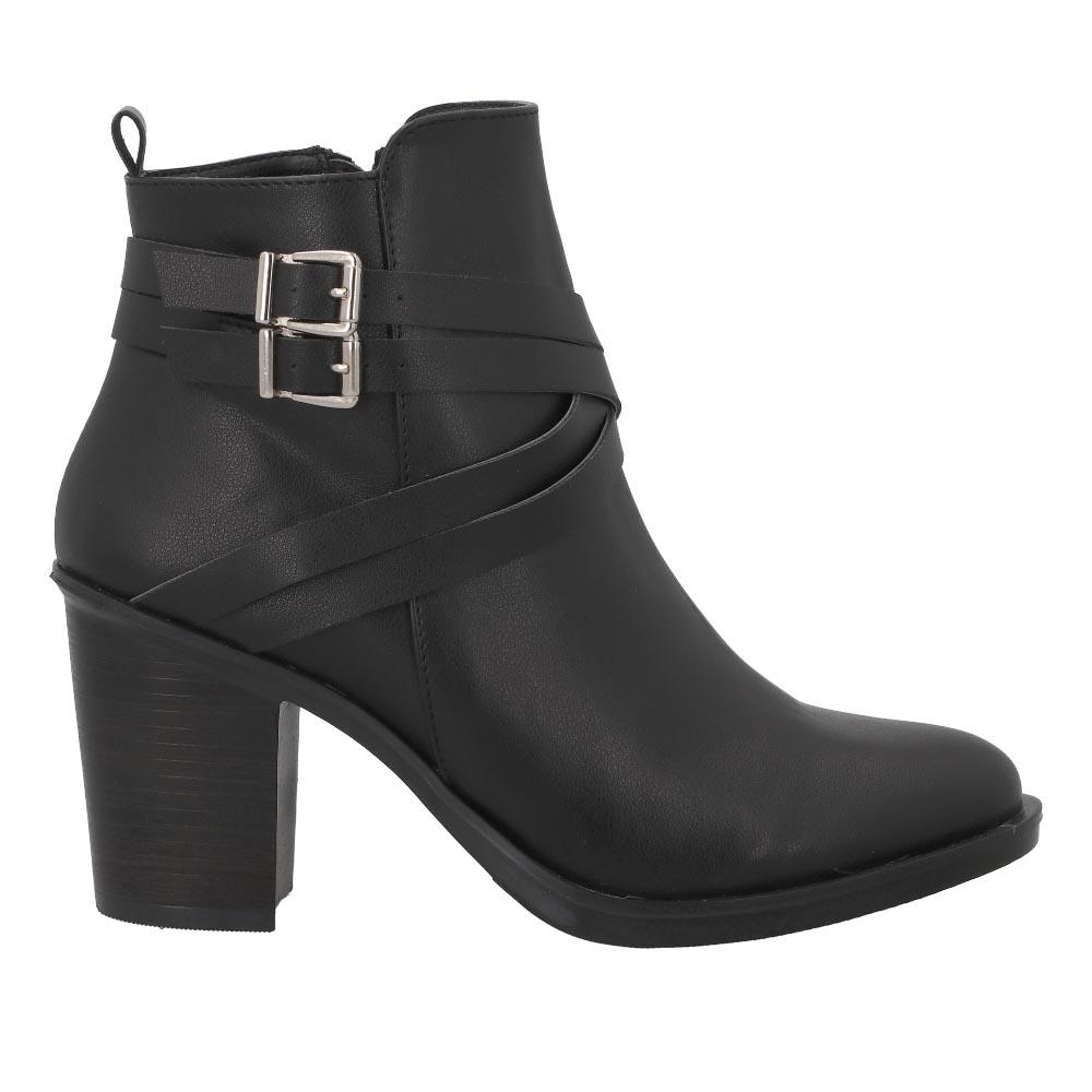 Botas Mujer Milagros Dama Tacón Herraje Negro