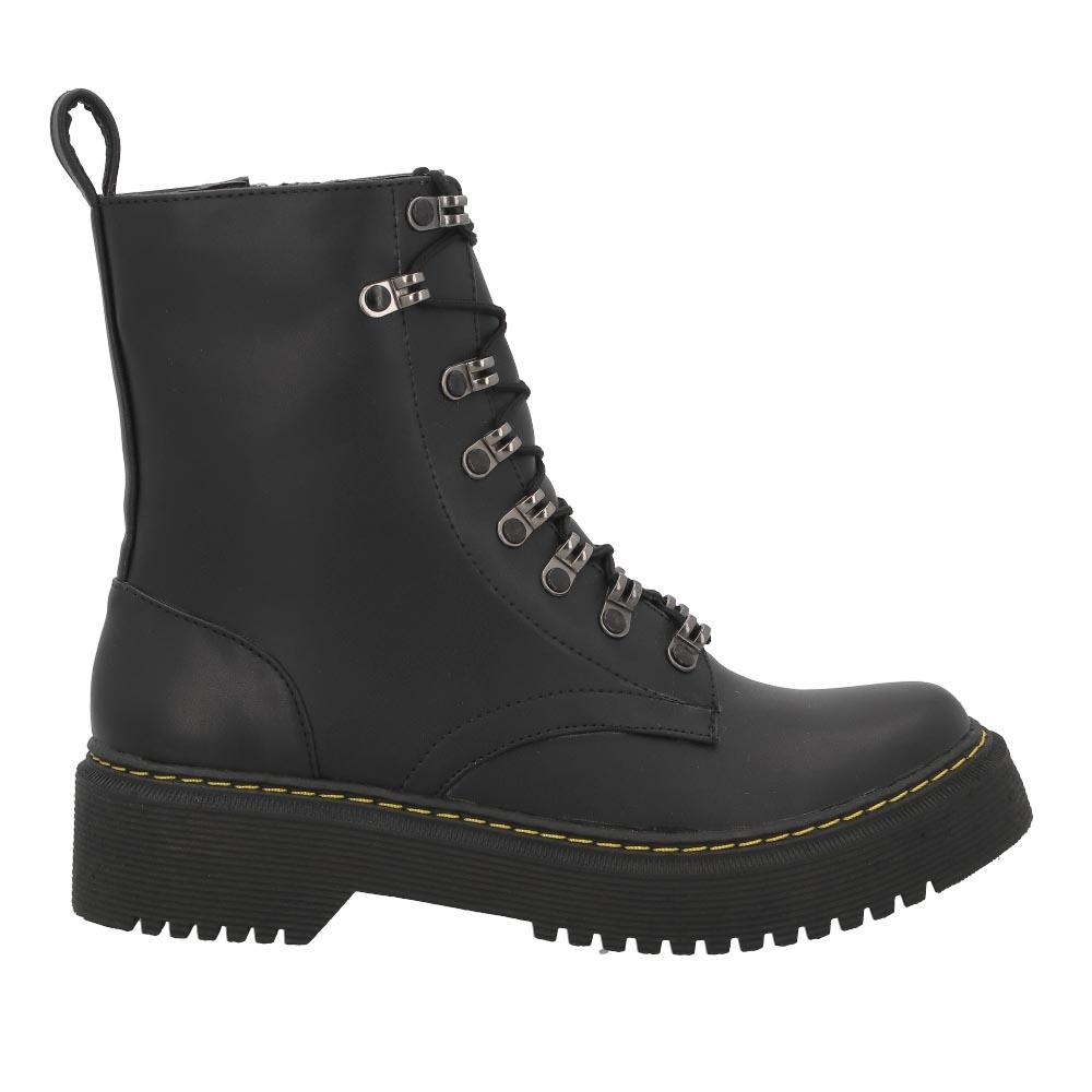 Bota Militar Mujer Real Jungle Agujetas Negro