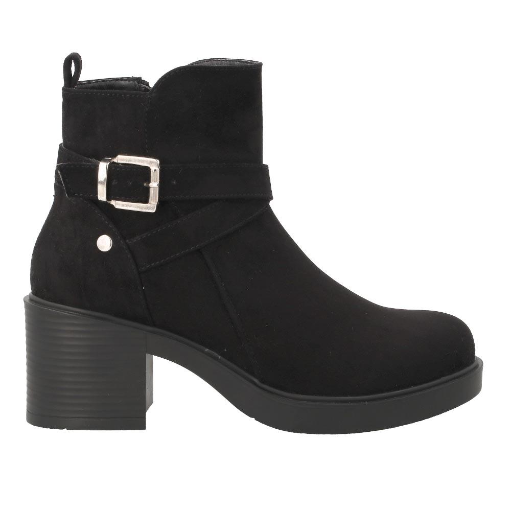 Bota Mujer Real Jungle Corta Dama Cómoda Textil Negro