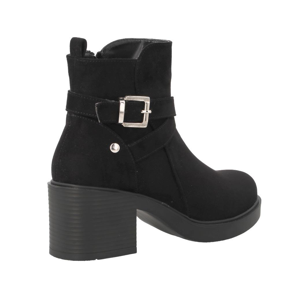 Foto 4 pulgar | Bota Mujer Real Jungle Corta Dama Cómoda Textil Negro