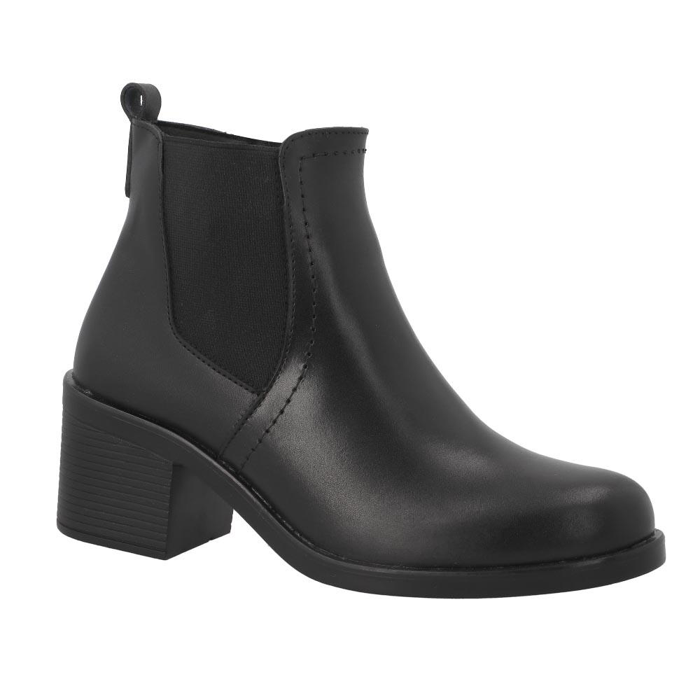 Foto 2 | Botas Mujer Green Love Elastico Comodas Confort Piel Negro