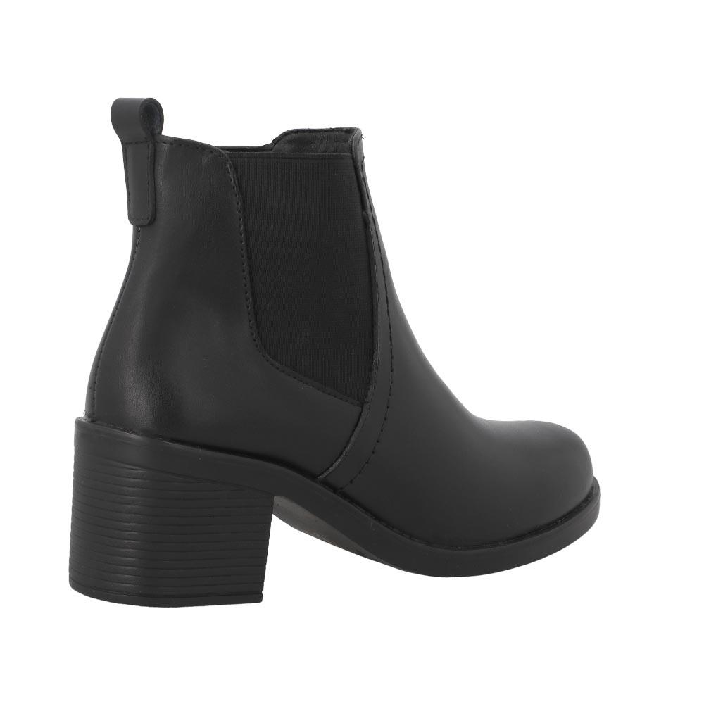 Foto 4 pulgar | Botas Mujer Green Love Elastico Comodas Confort Piel Negro