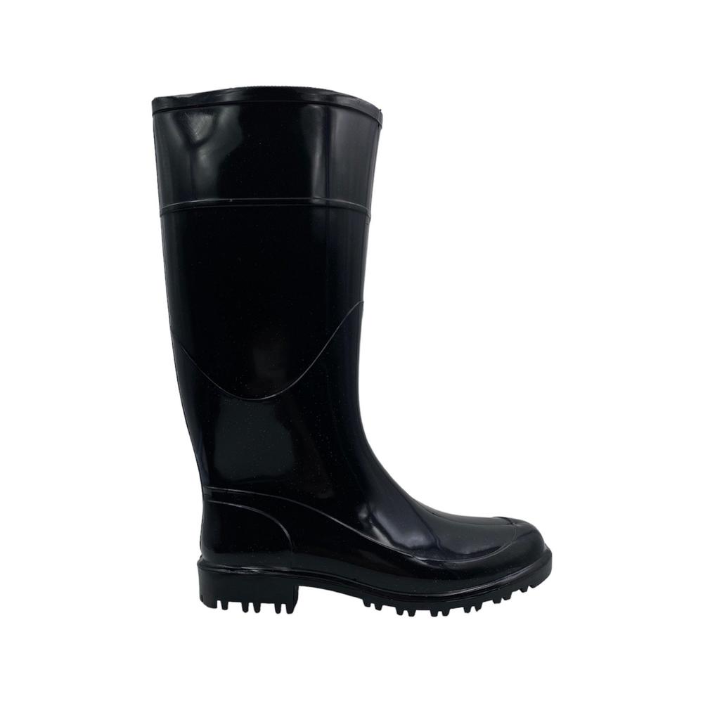 Foto 3 pulgar | Bota Mujer Top Moda Lluvia Impermeable Larga Negro