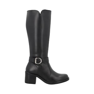 Foto 1 | Botas Mujer Green Love Ajustable Dama Con Hebilla Negro