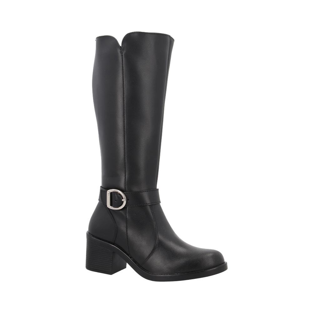 Foto 2 | Botas Mujer Green Love Ajustable Dama Con Hebilla Negro