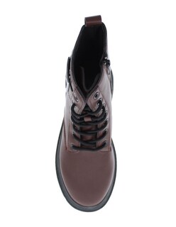 Foto 5 | Bota Para Mujer Swiss Navy Combat Con Hebilla Color Café