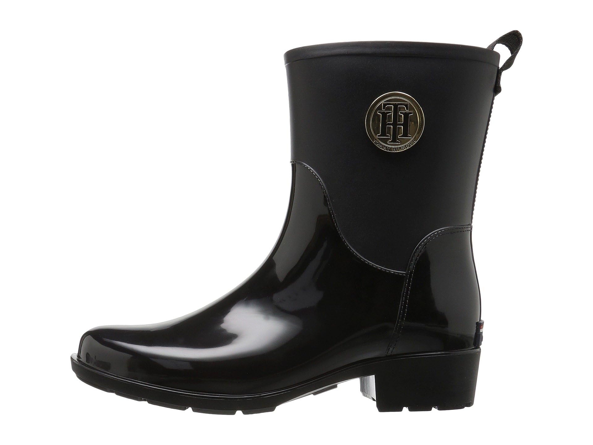 Foto 5 pulgar | Botín Impermeable Tommy Hilfiger Kippa Negro Sintético Para Mujer - Venta Internacional.