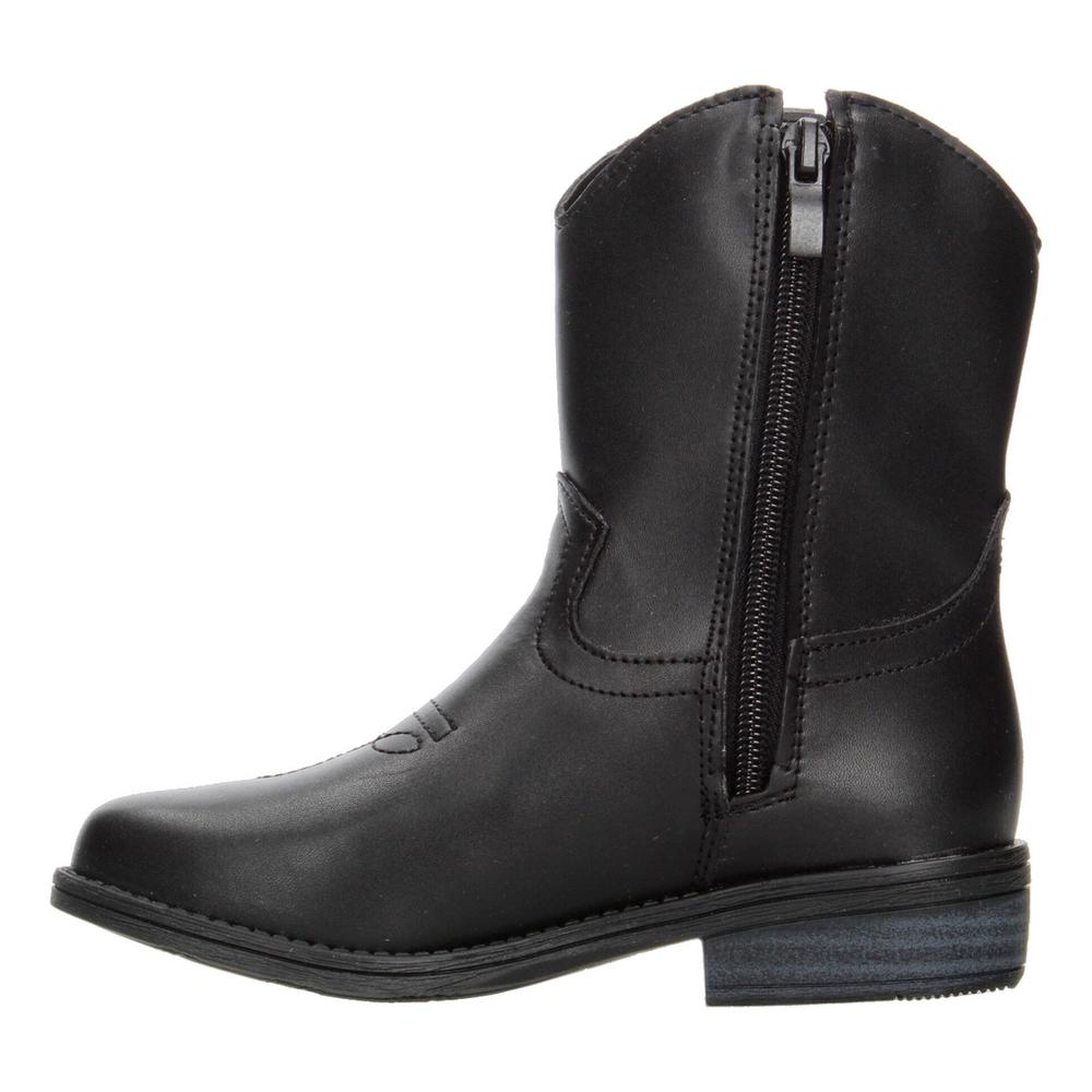 Foto 5 | Botas Vaqueras Mujer Jr. Tropicana Negro Casual Juvenil Negro