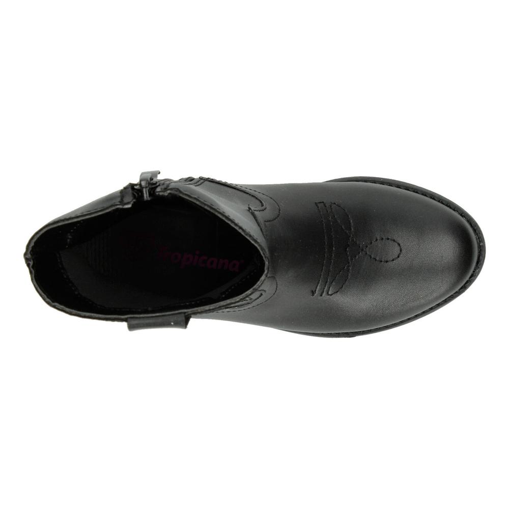 Foto 9 pulgar | Botas Vaqueras Mujer Jr. Tropicana Negro Casual Juvenil Negro