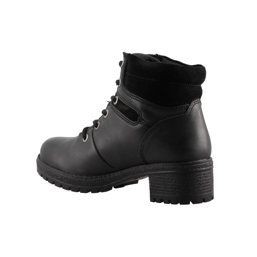 Foto 4 | Botas Jeep 19051 Negro Botín En Piel Para Dama Casuales Mujer Talla 22 A 27 M