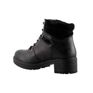 Foto 4 | Botas Jeep 19051 Negro Botín En Piel Para Dama Casuales Mujer Talla 22 A 27 M