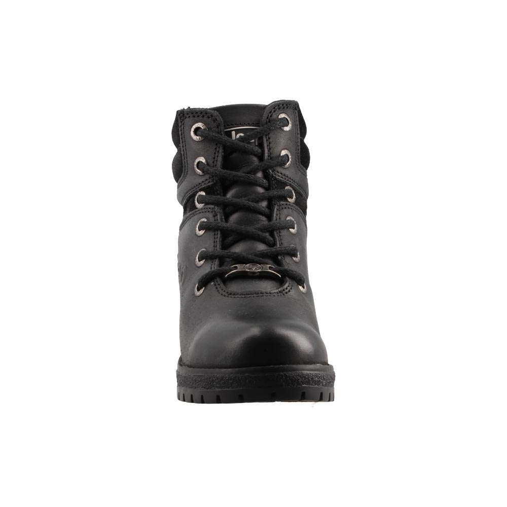 Foto 6 pulgar | Botas Jeep 19051 Negro Botín En Piel Para Dama Casuales Mujer Talla 22 A 27 M