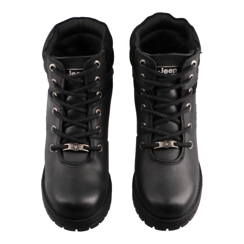 Foto 6 | Botas Jeep 19051 Negro Botín En Piel Para Dama Casuales Mujer Talla 22 A 27 M