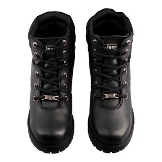 Foto 6 | Botas Jeep 19051 Negro Botín En Piel Para Dama Casuales Mujer Talla 22 A 27 M