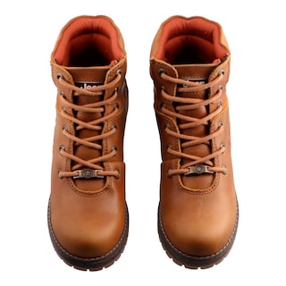 Foto 6 | Botas Jeep 19051 Miel Botín En Piel Para Dama Casuales Mujer Talla 22 A 27 M
