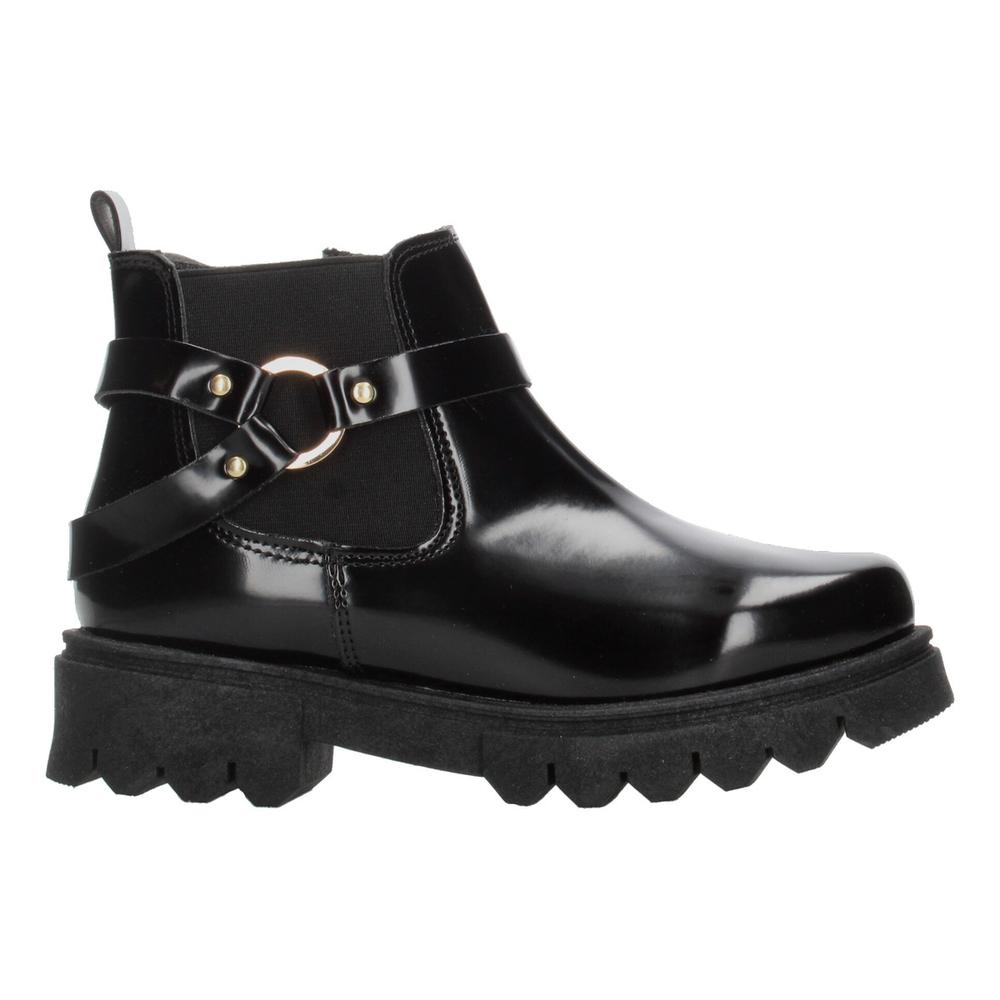 Foto 2 pulgar | Bota Mujer Jakuna Negro Tipo Chelsea Plataforma Para Dama Negro