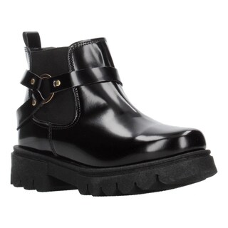 Foto 2 | Bota Mujer Jakuna Negro Tipo Chelsea Plataforma Para Dama Negro