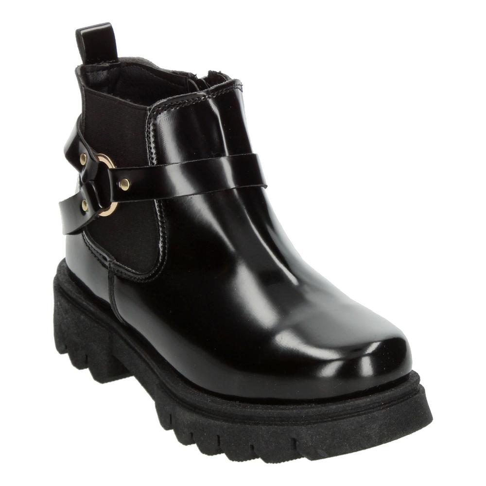 Foto 5 pulgar | Bota Mujer Jakuna Negro Tipo Chelsea Plataforma Para Dama Negro