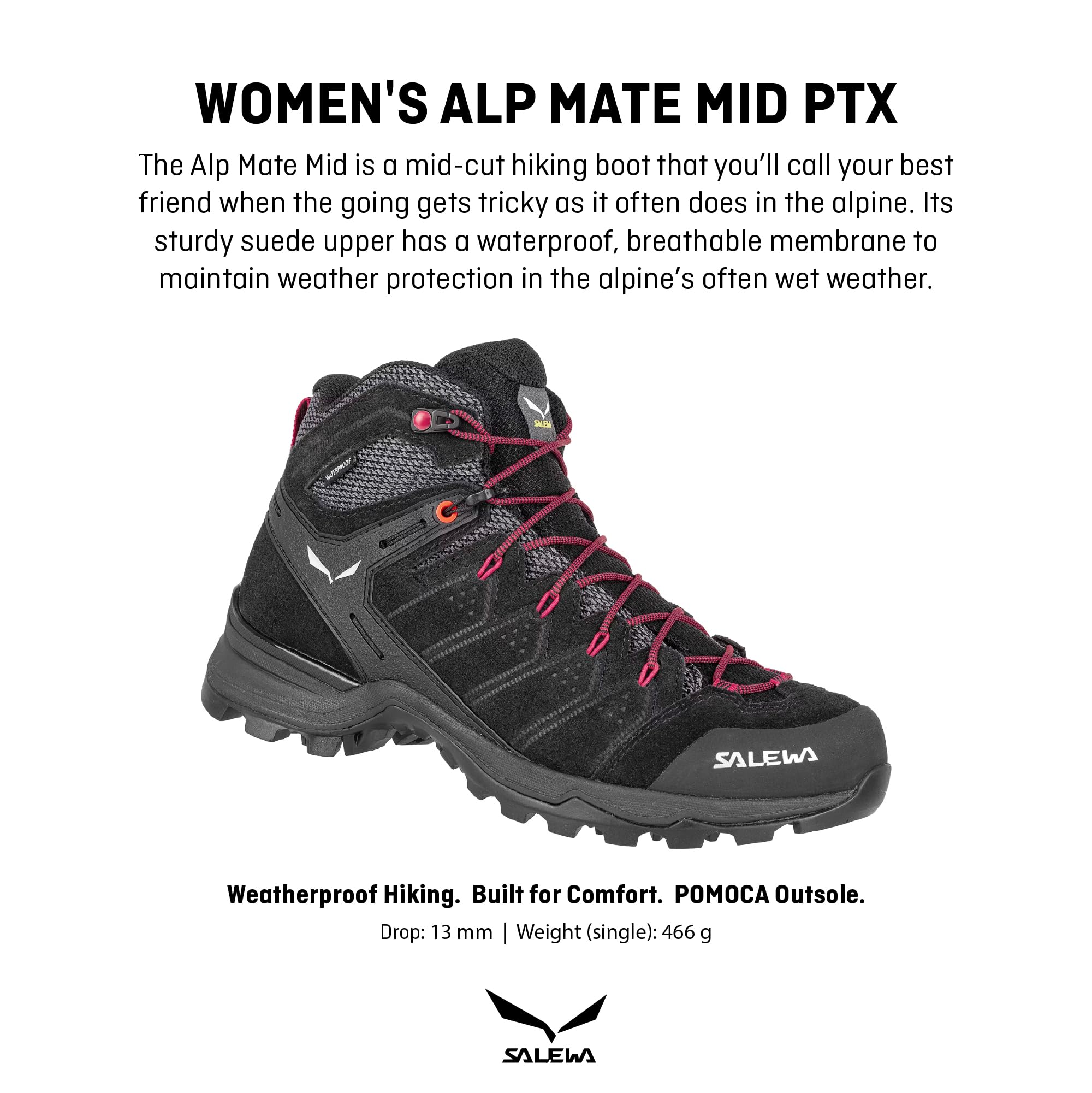 Foto 3 pulgar | Botas De Trekking Y Senderismo Salewa Alp Mate Mid Waterproof - Venta Internacional.