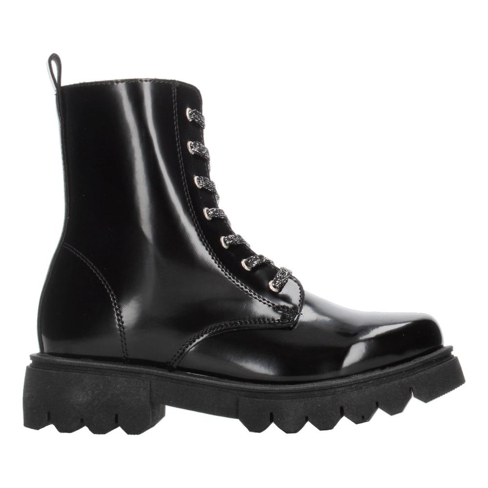 Foto 1 | Bota Borcegos Mujer Jakuna Color Negro Cintas Ajustables Negro