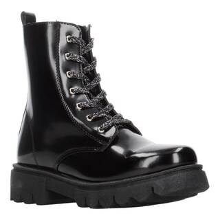 Foto 2 | Bota Borcegos Mujer Jakuna Color Negro Cintas Ajustables Negro