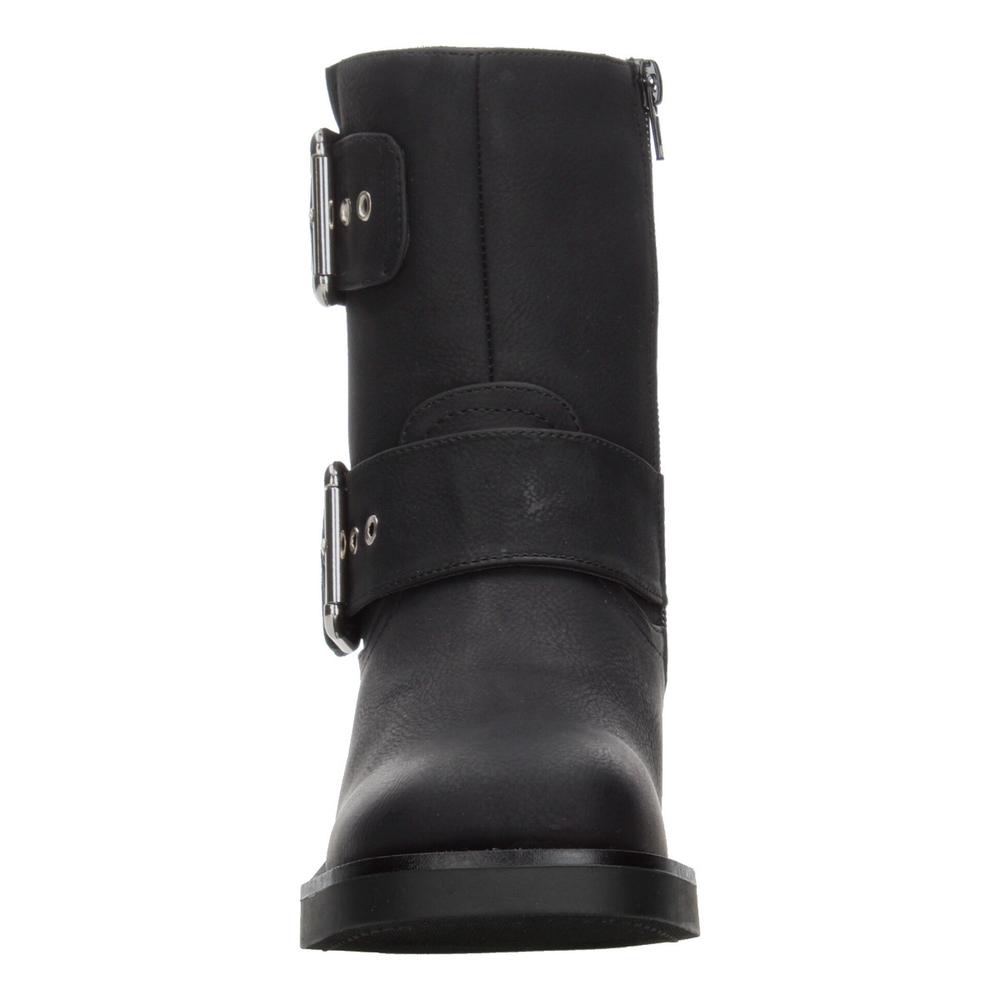 Foto 7 pulgar | Botines Mujer Berlin Negro Doble Hebilla Tacón 5 Cm Negro
