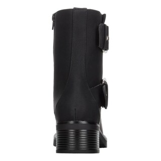 Foto 7 | Botines Mujer Berlin Negro Doble Hebilla Tacón 5 Cm Negro