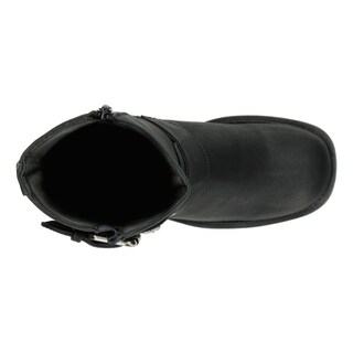 Foto 8 | Botines Mujer Berlin Negro Doble Hebilla Tacón 5 Cm Negro