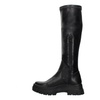 Foto 5 | Botas Mujer Berlin Negro Casual Tubo Caña Alta Tacón 5 Cm Negro