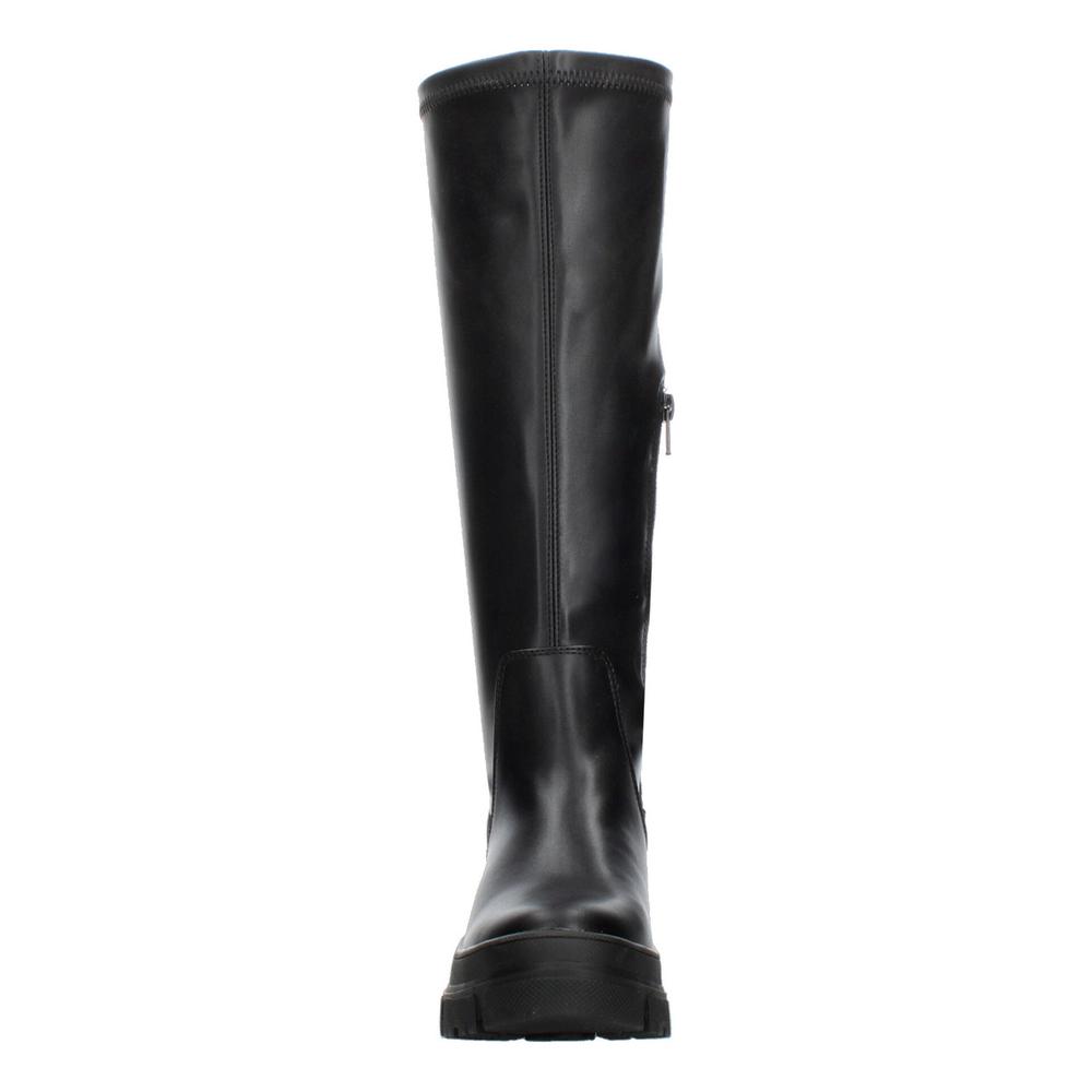 Foto 7 pulgar | Botas Mujer Berlin Negro Casual Tubo Caña Alta Tacón 5 Cm Negro