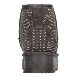 Foto 7 | Botin Mujer Berlin Gris Australiana Invierno Plataforma 4 Cm Gris