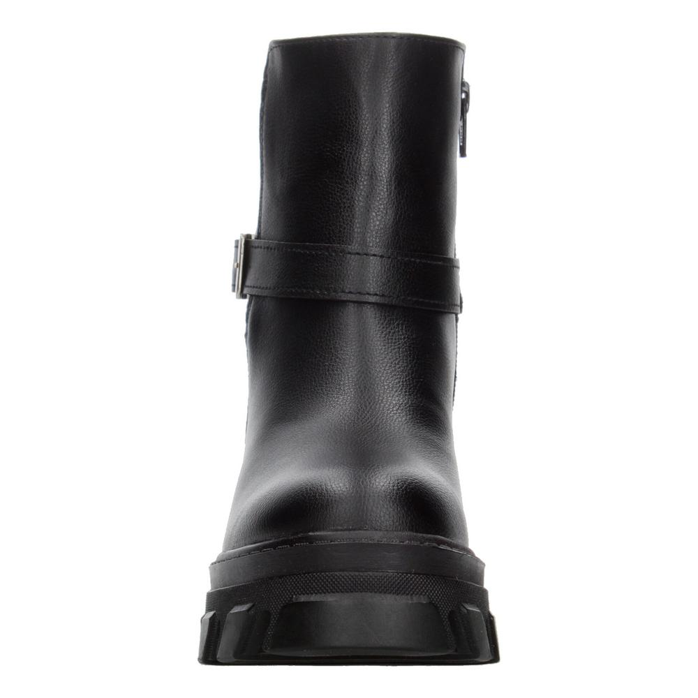 Foto 6 | Botín Mujer Berlín Negro Tacón 7.5 Cm Hebilla Dama Negro