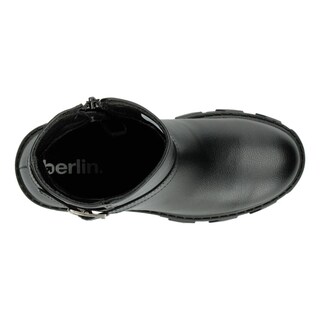 Foto 8 | Botín Mujer Berlín Negro Tacón 7.5 Cm Hebilla Dama Negro