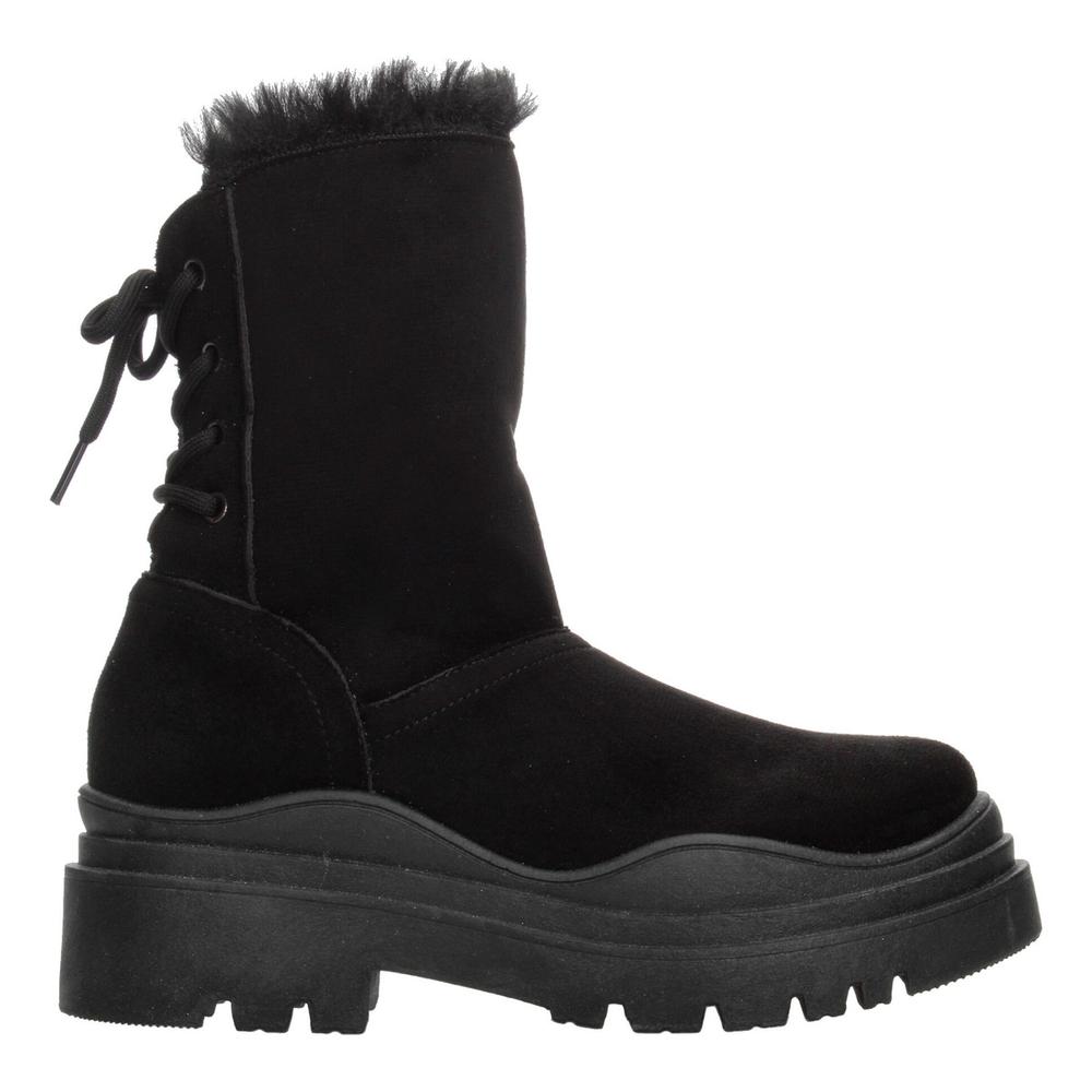 Foto 1 | Botines Mujer Berlin Negro Platafroma 4.5 Cm Invierno Negro