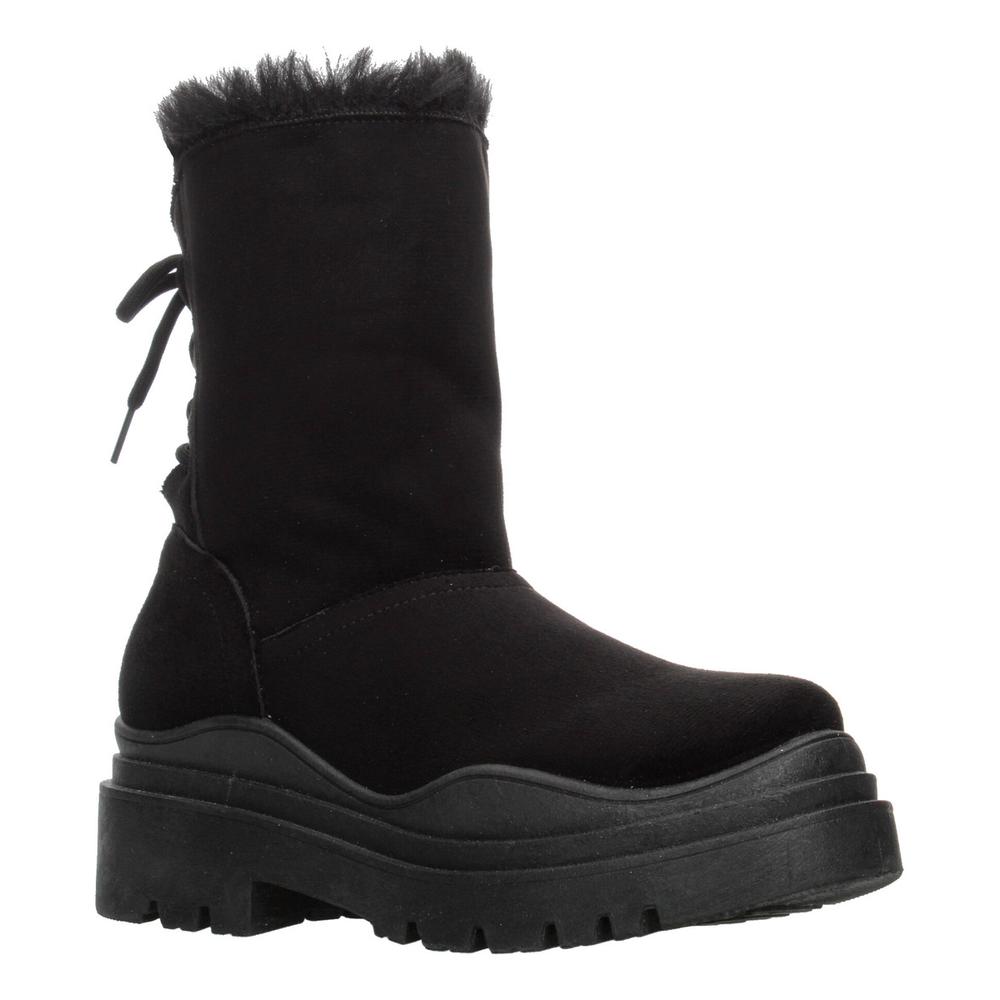 Foto 2 | Botines Mujer Berlin Negro Platafroma 4.5 Cm Invierno Negro