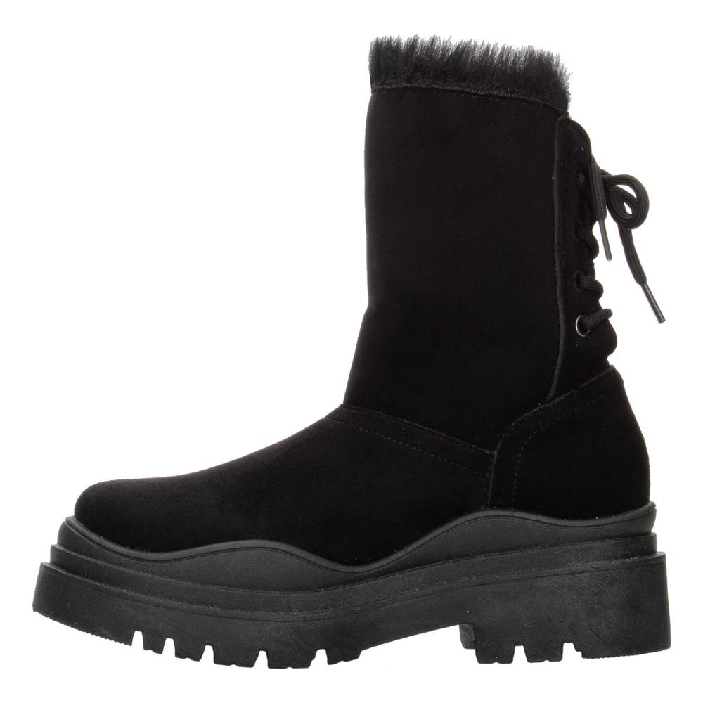 Foto 5 | Botines Mujer Berlin Negro Platafroma 4.5 Cm Invierno Negro