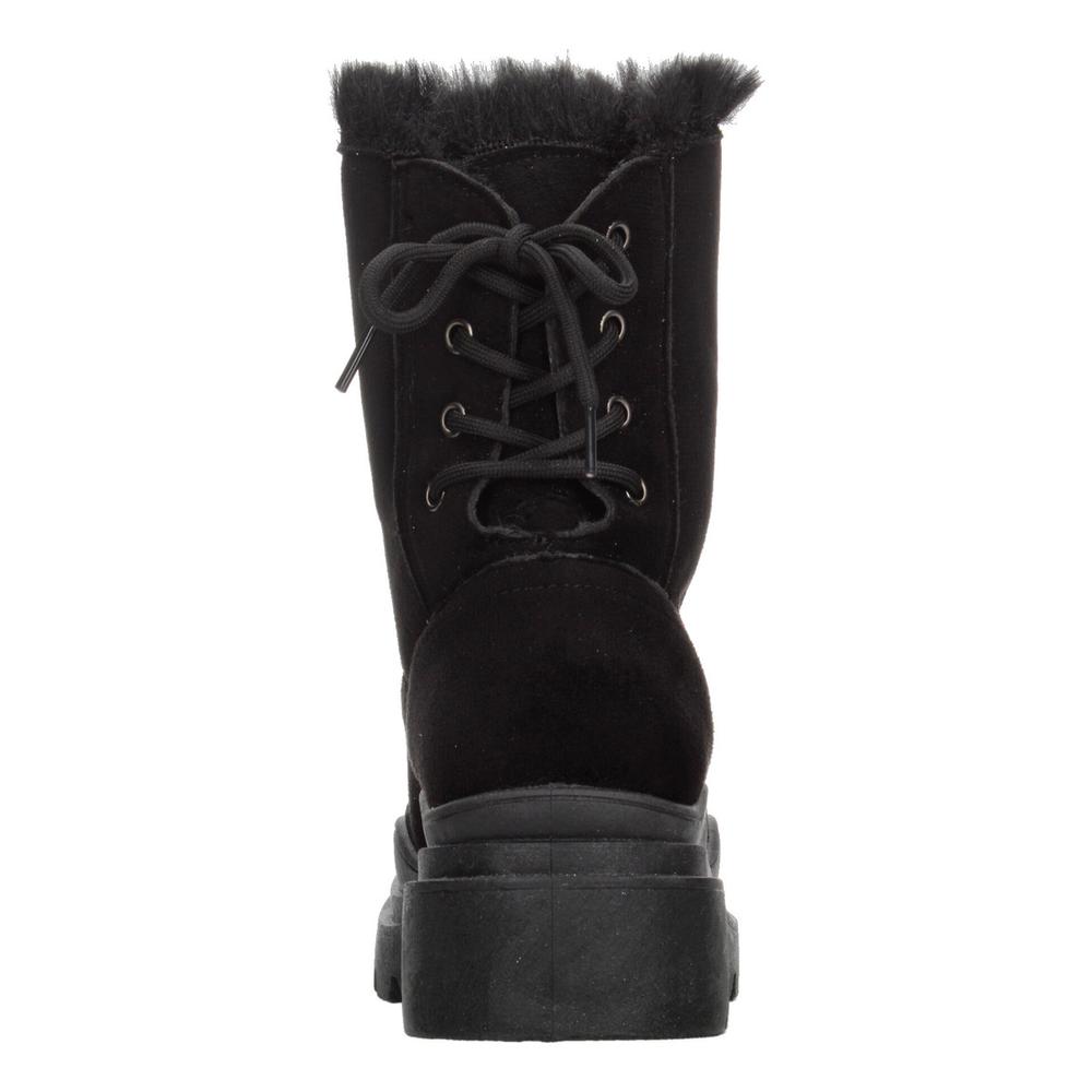 Foto 7 | Botines Mujer Berlin Negro Platafroma 4.5 Cm Invierno Negro