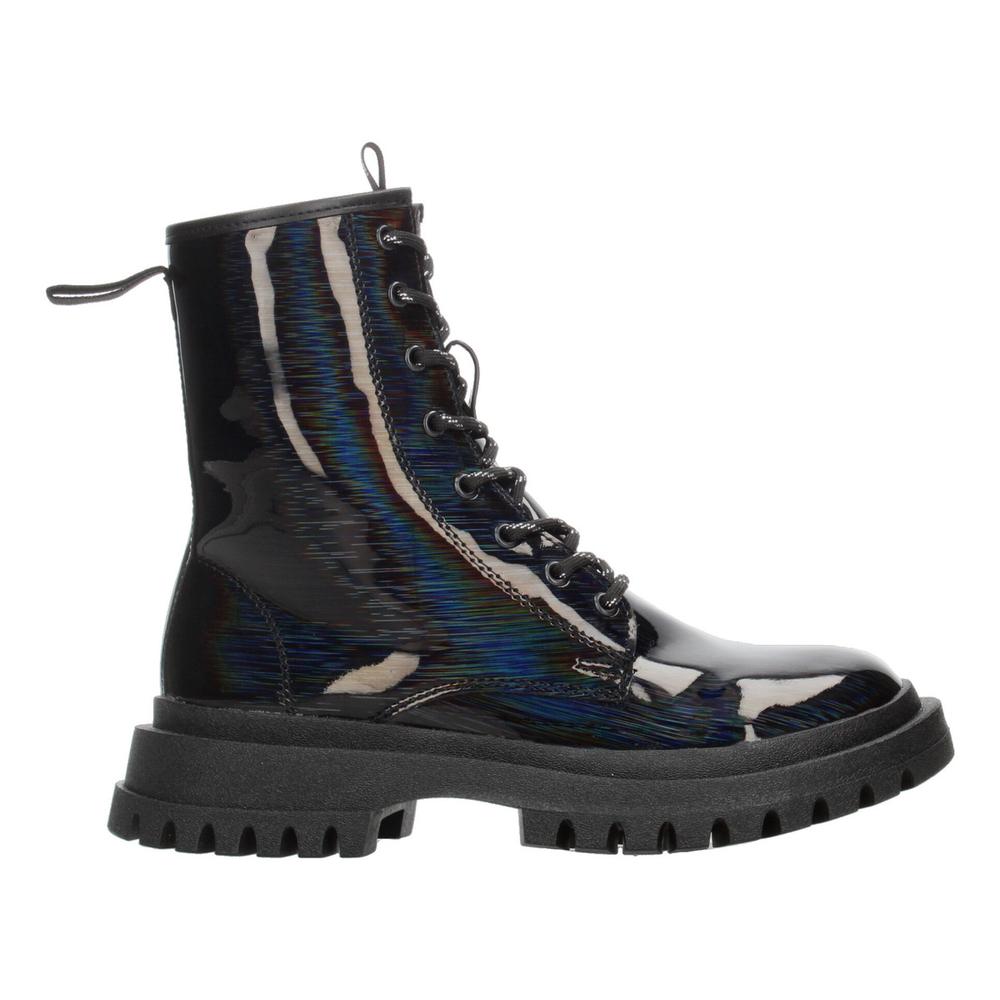 Foto 2 pulgar | Bota Mujer Jr. Tropicana Negro Plataforma 4 Cm Cintas Dama Negro